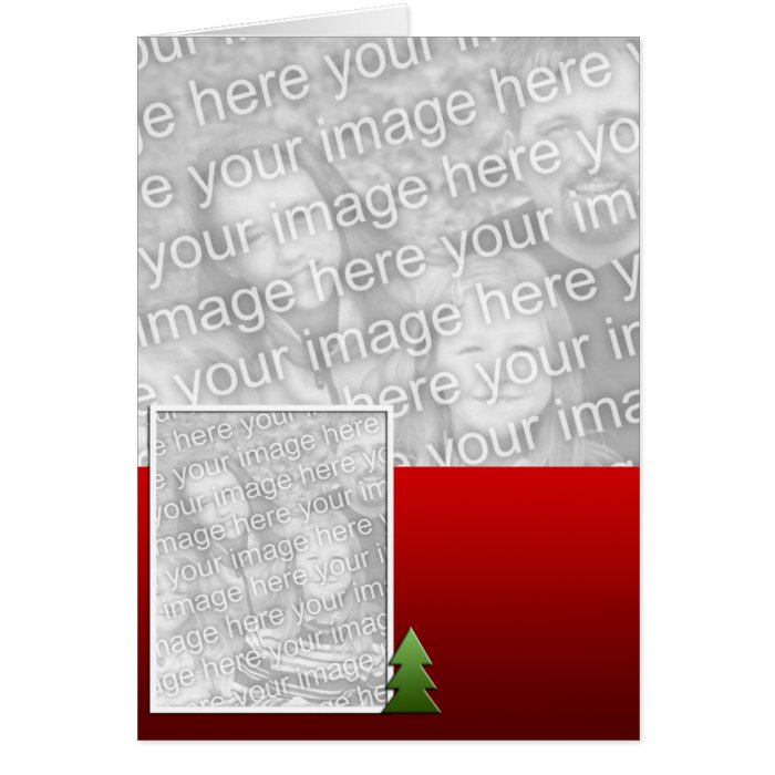 Two Photo Christmas Greeting Greeting Cards