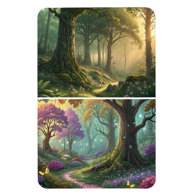 Two Photo Magnet for Fridge or Office Display (Vertical)