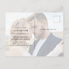 Two Photo | Modern Script Save the Date
