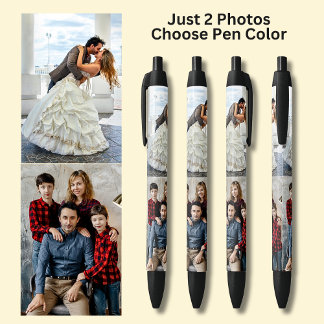Two Photos on Black Pen