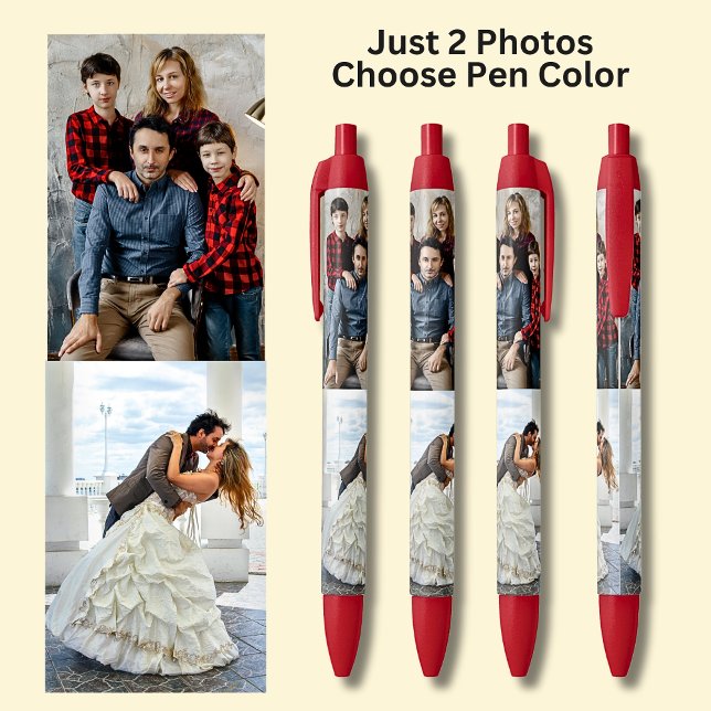 Two Photos on Red  Pen (Creator Uploaded)