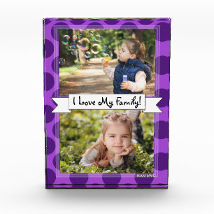 Two Picture Polka Dot Photo Block - HAMbWG