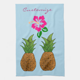Two Pineapples Thunder_Cove  Kitchen Towel