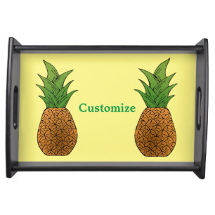 Two Pineapples Thunder_Cove  Serving Tray