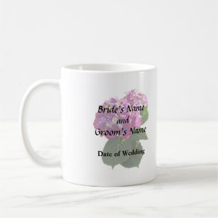 Two Pink Hydrangea Coffee Mug