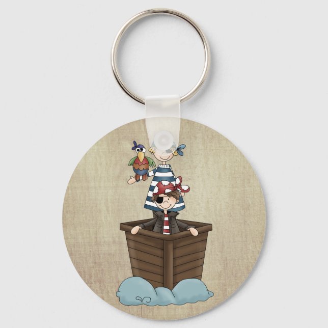 Two Pirates Keychain (Front)