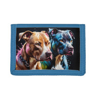 Two Pit Bulls portrait