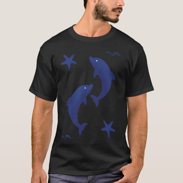 Two playful dolphins T-Shirt (Front)