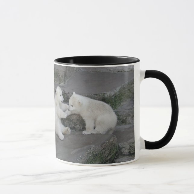 Two Polar bear cubs Mug (Right)