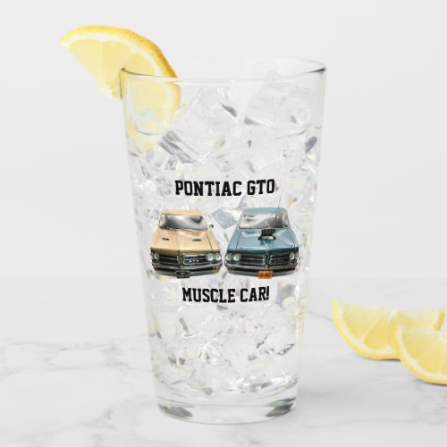 Two Pontiac GTO car design  Glass