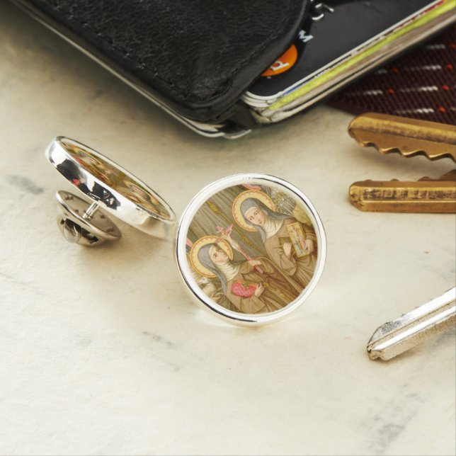 Two Poor Clare Saints (SAU 027) Pin (In Situ)