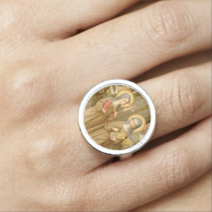 Two Poor Clare Saints (SAU 027) Ring