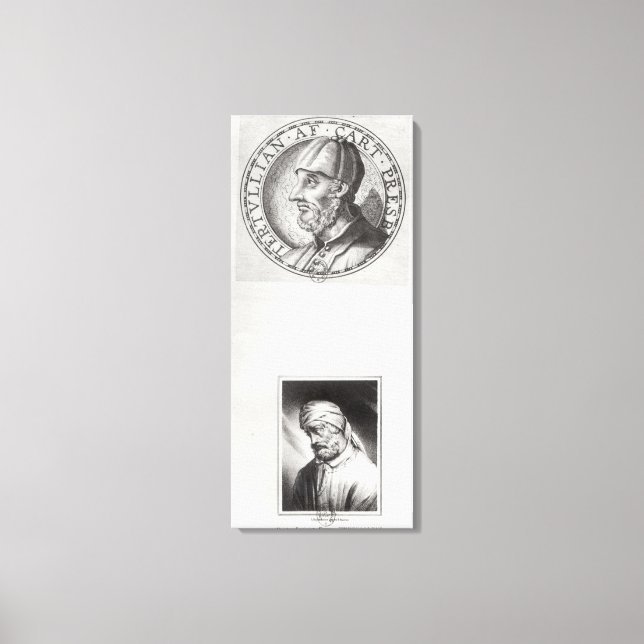 Two portraits of Quintus Septimus Canvas Print (Front)