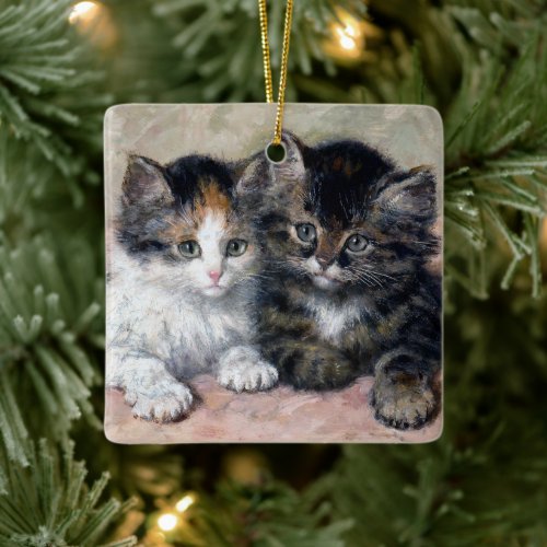 Two Pretty Kittens â H Ronner_Knip â Ornament 