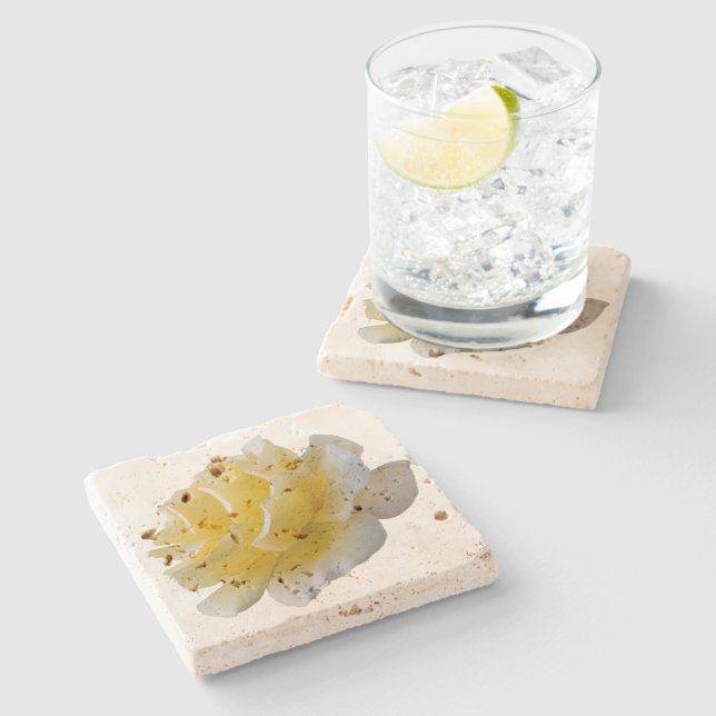 Two pretzels please stone coaster (Side)