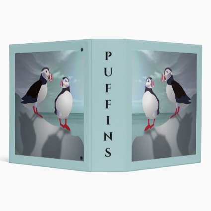Two Puffins Design Binder