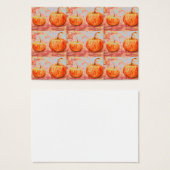 two pumpkins (Front & Back)