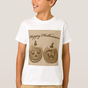 Two Pumpkins Happy Halloween T-Shirt