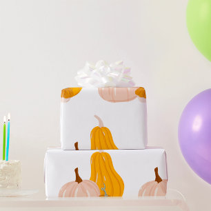 Two Pumpkins Wrapping Paper