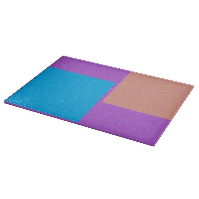Two quadrates on Glass Cutting Board (Corner)