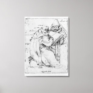 Two Rabbis Canvas Print