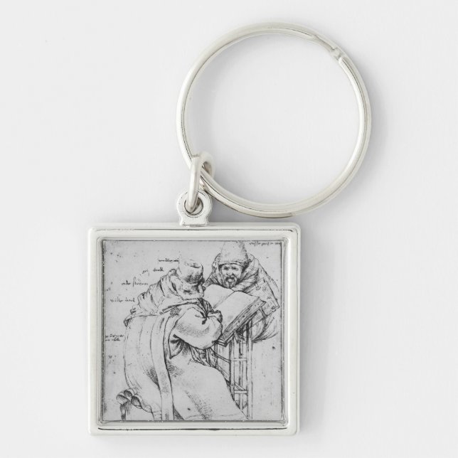 Two Rabbis Keychain (Front)