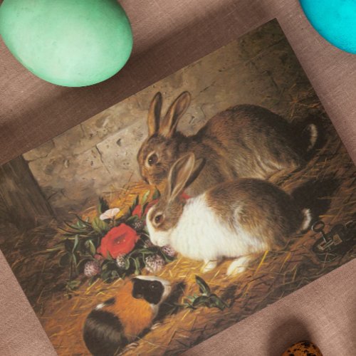 Two Rabbits and a Guinea Pig Business Card