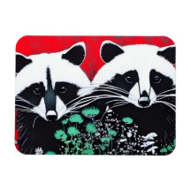 Two Raccoons