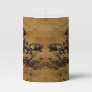 Two Ravens Pillar Candle