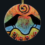 Two Ravens Sit and Reflect Couples Ceramic Ornament<br><div class="desc">Celebrate love, connection, and shared moments with the Two Ravens Sit and Reflect Couples Ornament. This beautifully crafted ornament captures the quiet intimacy of two ravens facing each other, lost in thoughtful reflection. Symbolizing wisdom, partnership, and harmony, it serves as a meaningful reminder of togetherness. Perfect for lovers of nature,...</div>