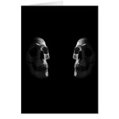 Two real smiling skulls (Front)