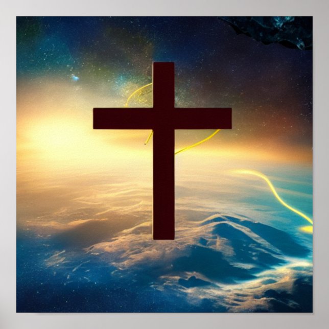 Two Realms Cross in Space Poster (Front)