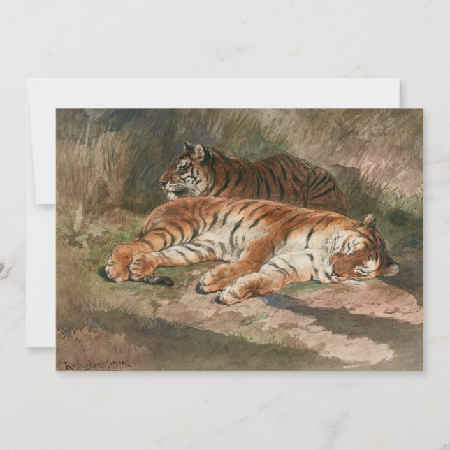 Two Recumbent Tigers | Rosa Bonheur (Front)
