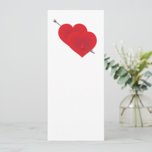 Two red hearts (Standing Front)