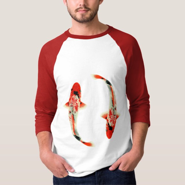 Two Red Koi T-Shirt (Front)