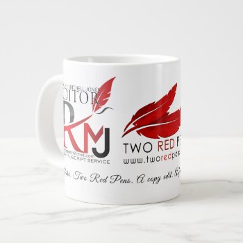 Two Red Pens Editing Service Mug by RMJJournals at Zazzle