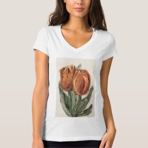 Two Red Tulips by Sientje Mesdag_van Houten T_Shirt