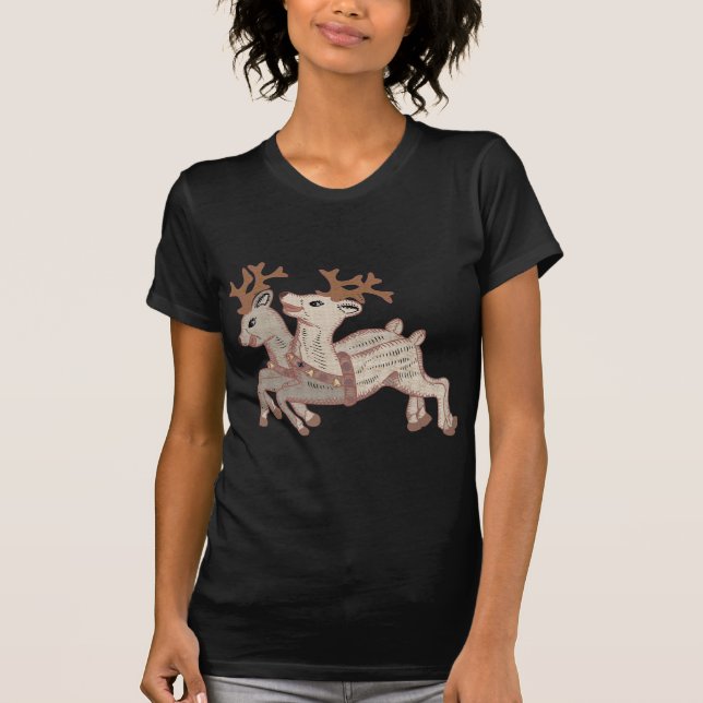 Two Reindeer T-Shirt (Front)