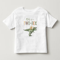 Two-Rex Birthday Party Shirt