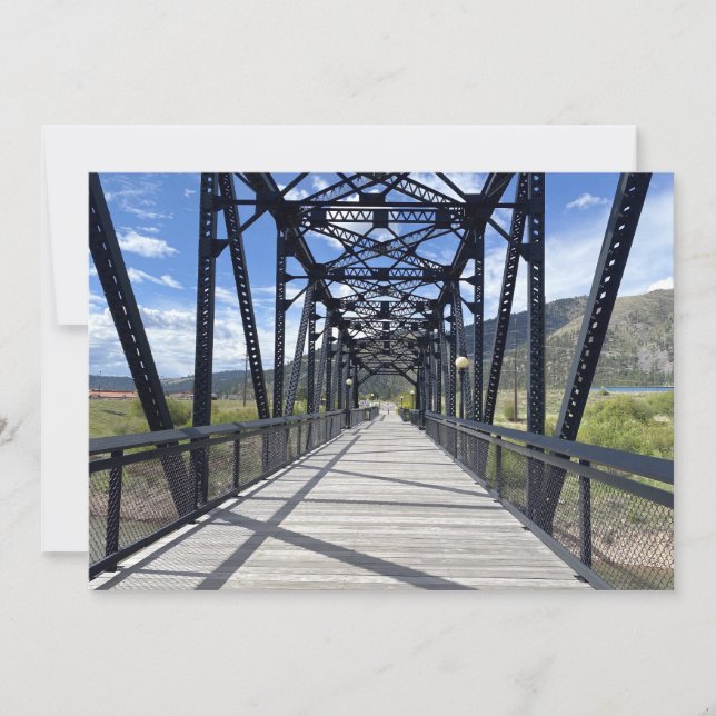 Two Rivers Bridge Note Card (Front)