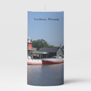 Two Rivers, Wisconsin candle