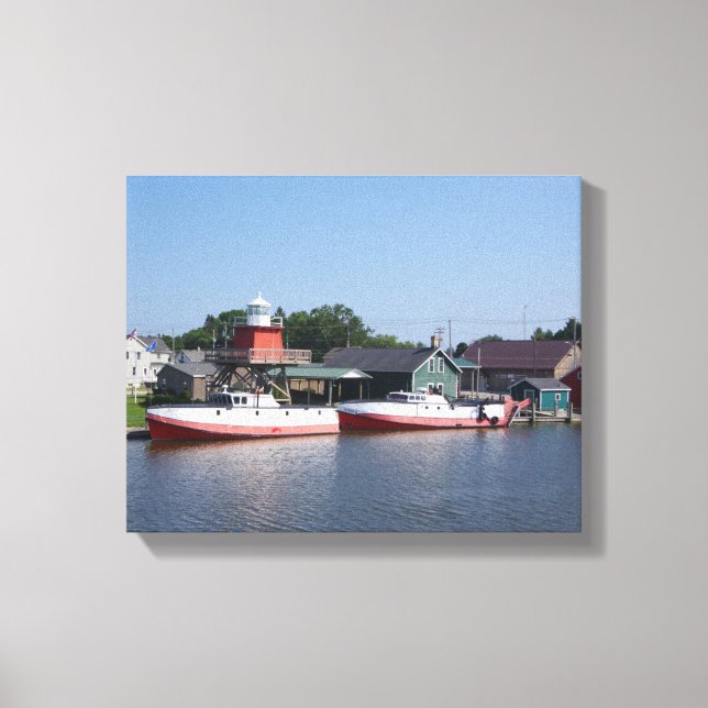 Two Rivers, Wisconsin canvas print (Front)