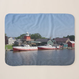 Two Rivers, Wisconsin sherpa blanket