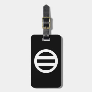 Two rounded luggage tag