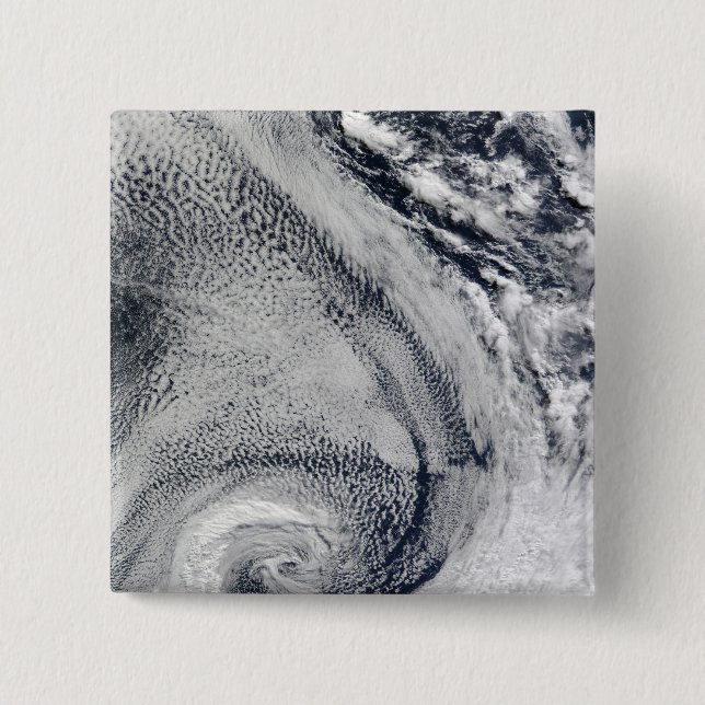 Two S-Shaped Polar Hurricanes Button (Front)