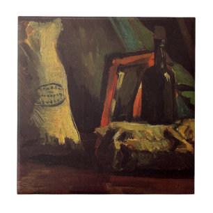 Two Sacks and a Bottle by Vincent van Gogh Ceramic Tile