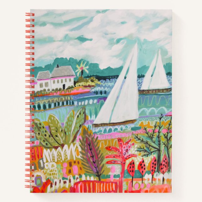 Two Sailboats Notebook (Front)