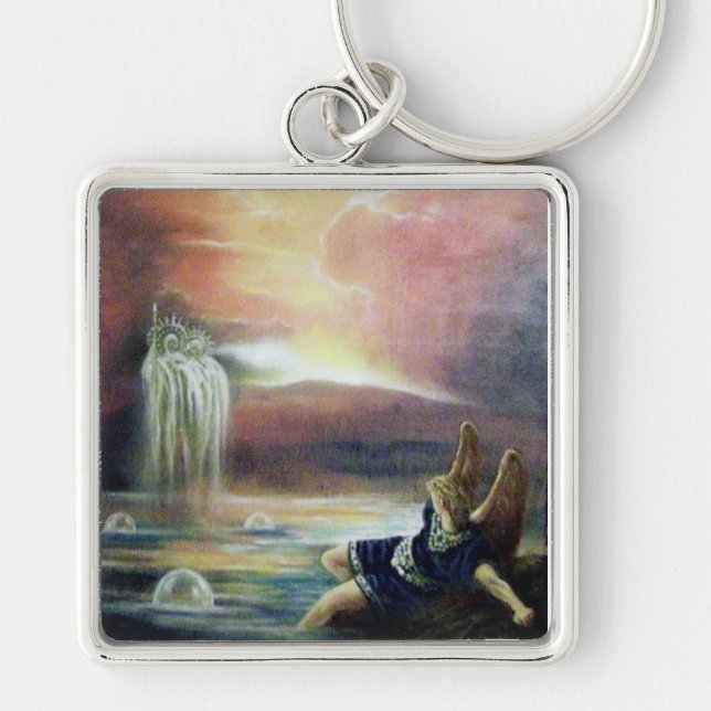 TWO SAINT JOHN AND FALLEN ANGEL KEYCHAIN (Front)