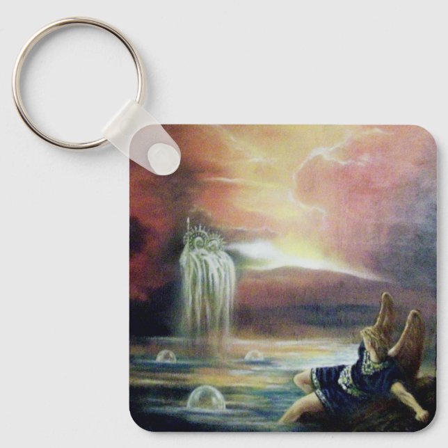 TWO SAINT JOHN AND FALLEN ANGEL KEYCHAIN (Front)