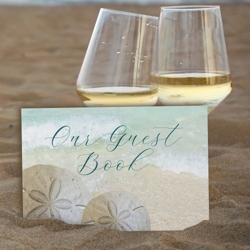 Two Sand Dollars Wedding Guest Book